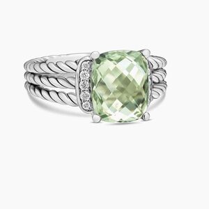 DAVID YURMAN Petite Wheaton Ring with Pave Diamonds